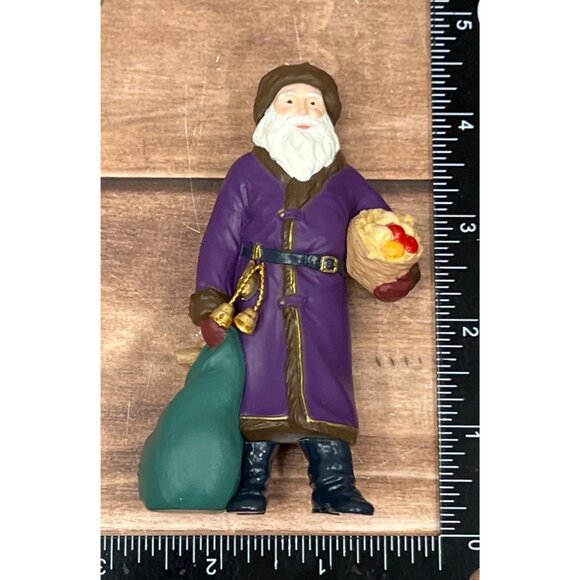 1995 HALLMARK KEEPSAKE ORNAMENT QX5139 MERRY OLDE SANTA WITH BAG OF TOYS - Picture 8 of 8